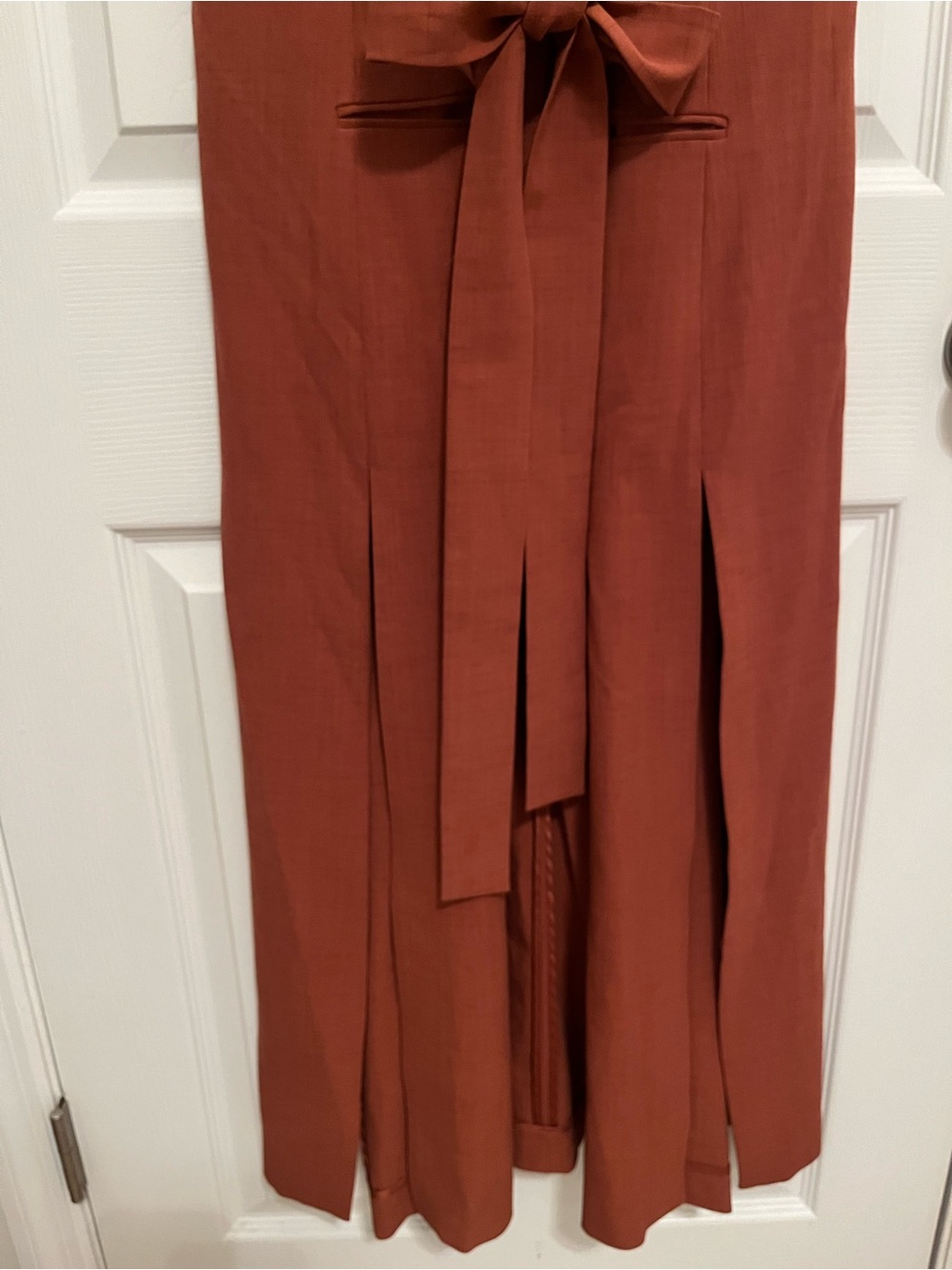 NWT BCBGMAXAZRIA Tiger Eye Belted Long Vest – Size L - Picture 11 of 16